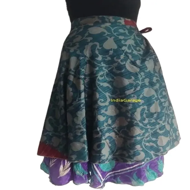 Оптовая продажа, Длинные индийские юбки ручной работы из шелка
