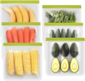 ถุงแช่แข็งแบบใช้ซ้ำได้ ถุงแช่แข็งขนาดแกลลอนแบบใช้ซ้ำได้ ปิดผนึกและป้องกันการรั่วซึม - Product Image 1