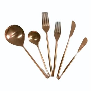 Gold Mirror Polish Cutlery <b>Set</b> Stainless Steel <b>Flatware</b> <b>Set</b> for Gift purpose Beautifully Made By S AND SONS INTERNATIONAL - Product Image 3