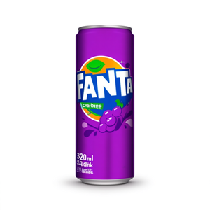 Paquete de 24 Latas de 320 ml de Refresco Carbonatado Fanta Sabor Uva - Product Image 2