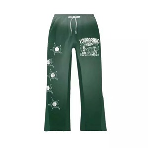 Ensemble de survêtement vintage délavé pour homme, avec sweat à capuche et pantalon de jogging patchwork usé, style streetwear haut de gamme - Product Image 4
