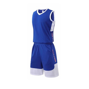 Conjunto de Uniforme de Baloncesto Ekin Impex Azul sin Mangas, Uniforme para Adultos que Absorbe la Humedad, Uniforme de Baloncesto con Estampado Sublimado - Product Image 5