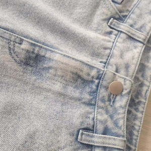 Jeans de Mezclilla Casuales para Mujer, Corte Ajustado, Cintura Alta, Pierna Ancha, Estilo Vintage, Lavables, con Múltiples Bolsillos, Gran Venta - Product Image 4