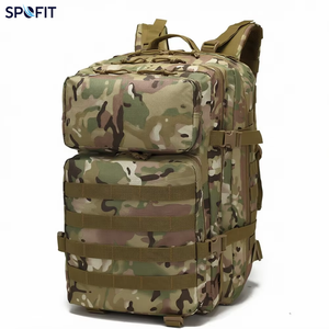 Short Trips Riding Tactical <b>Backpack</b>-Waterproof <b>Nylon</b> Camouflage Polyester Lining Fashion Style Unisex Use 36-56L Capacity - Product Image 1