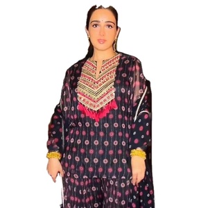 Presentando nuevo Kurti Plazzo Set Buena calidad Presentando nuevo Kurti Palazzo Set Buena calidad Georgette Top con hermoso estampado - Product Image 1