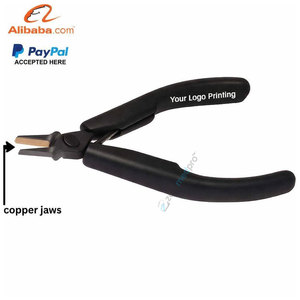 Alicates de Punta Plana de Doble Mordaza de Nylon de Alta Calidad a Precio de Fábrica, de Acero Inoxidable, Personalizables para Joyería y Bricolaje - Product Image 4