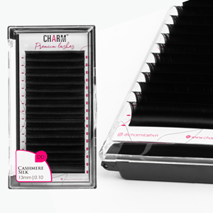 Charmlash Extensions de cils en gros, plateaux de cils marron 0.5 D Curl, marque privée, longue durée, confortables, noir intense - Product Image 1