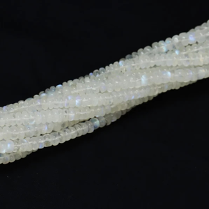 Cuentas Redondas de Piedra Lunar Arcoíris AAA: Gema Brillante de 5-8 mm, para Joyería y Manualidades - Product Image 2