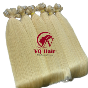 Blonde 613 100% vierge Extension de cheveux humains Double trame luxe vietnamien Extensions de cheveux Machine Double trame - Product Image 5