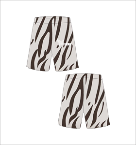 Ferocious Men's Plus Size Zebra Print Board Shorts Mid Waist Elastic Closure Casual Style Short Shorts <b>Animal</b> <b>Pattern</b> Polyester - Product Image 1