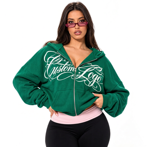 Sweats à capuche personnalisés en coton mélangé 350 g/m², style minimaliste avec poignets côtelés pour les marques de vêtements de boutique - Product Image 4