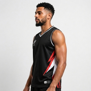 2026 Split Fashion Tops Basketball Jersey Custom Basketball Jersey Set Wholesale Blank Sublimation Logo OEM ODM Breathable - Product Image 6