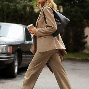 <span class=keywords><strong>Blazer</strong></span> mit Notch-Kragen, langen Ärmeln und bequemer Passform für Damen, Premium-Qualität, Freizeitblazer für Damen, Online-Verkauf - Product Image 5