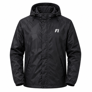 Vêtement de pluie en polyester réactif à l'eau, imperméable et personnalisable, ensemble veste et pantalon pour homme – Grande Vente - Product Image 5