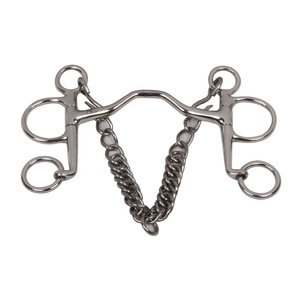 EURO CAVALL Tendance Mors de cheval Pelham Cambridgee en acier inoxydable de haute qualité 14mm avec logo personnalisé - Product Image 1