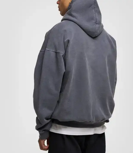 Vente en gros TAYUMA INDUSTRIES Sweat à capuche unisexe surdimensionné doublé, sur mesure, en molleton de coton de haute qualité avec broderie de lettres, collection Printemps - Product Image 3