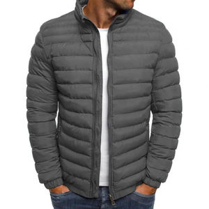 Chaqueta de Plumón de Pato Blanco para Hombre, Cálida, Otoño-Invierno 2026, Estilo Casual, Cuello Alto, Gruesa, Tipo Parka, de Alta Calidad - Product Image 2