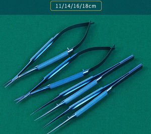 Instrumentos Microquirúrgicos de Titanio, Tijeras Oftálmicas, Juego de 4 Piezas de 14 cm, Certificación CE, 1 Juego de Mahfooz Instruments - Product Image 6