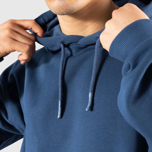 Sweat à capuche unisexe Econex Sports noir avec logo au dos, respirant, séchage rapide, 100% coton, coupe décontractée, avec poches, pour l'automne - Product Image 5