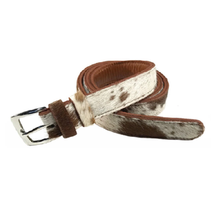 Luxury Men's Genuine Cowhide Leather <b>Belts</b> With Removeable Pin Buckle <b>Belt</b> Unique Style Hair on Hide <b>Belt</b> for Jeans - Product Image 1