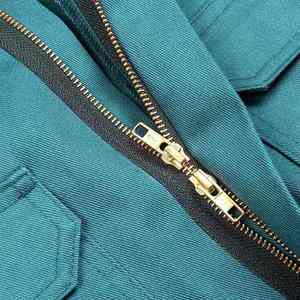 Combinaison de travail pour homme en bleu sarcelle avec bandes réfléchissantes, uniforme de sécurité en polyester, vêtements de protection haute visibilité - Product Image 5