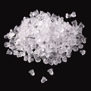 Orecchini in Silicone pochette 4mm 200 pezzi Per confezione gioielli e componenti - Product Image 1