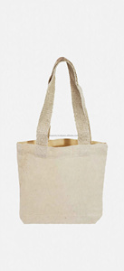 Sac fourre-tout en toile personnalisé à petit prix avec logo, sac de shopping, petite capacité, taille personnalisable, sac de voyage réutilisable - Product Image 3