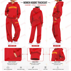 Conjunto deportivo informal de dos piezas para mujer, de manga larga, para uso diario en otoño y moda urbana. - Product Image 5