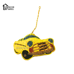 Adornos Navideños Hechos a Mano, Decoraciones Bordadas con Cuentas para Árboles de Navidad, Adornos para el Hogar y el Jardín - Product Image 2