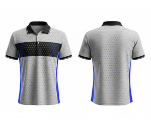 Wholesale Sublimation Polo Shirt Shield Pattern Quick Dry Fabric Durable Stitching for Men Women Youth Quick-Dry Dry-Fit Active - Product Image 6