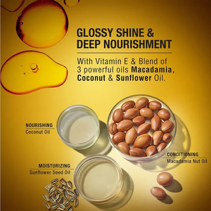 Sets de Cuidado Capilar, Suero Capilar Ultra Brillante con Aceite de Macadamia y Vitamina E, Acabado Súper Brillante, Anti-Frizz, Cuidado sin Enjuague para Todo Tipo de Cabello, 100 ml - Product Image 5