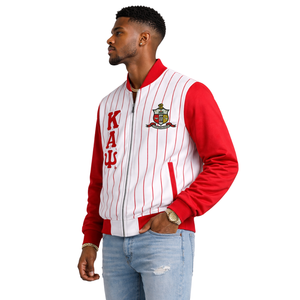 Chaqueta de Forro Polar con Rayas de la Fraternidad Griega Kappa Alpha Psi, con Diseño Elegante y Comodidad Premium para Uso Diario - Product Image 3