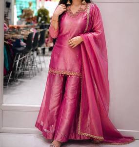 Ensemble Lehenga Choli en Faux Georgette pour Femme, Tenue Traditionnelle Longue pour Fête Ethnique, Style Indien et Pakistanais, Vêtement Décontracté, Coupe Classique, Taille Unique - Product Image 6
