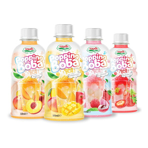 Bebidas de Té Helado de Durazno 320ml en Botella con Boba, Bebidas Vietnamitas, Precio al por Mayor, Fabricante de Bebidas Nawon OEM - Product Image 5