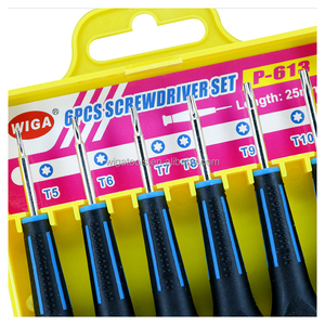 6pcs SNCM Precision Star <b>Screwdriver</b> Set High Strength Steel Taiwan Made DIY - Product Image 2