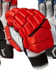 Custom Cricket Gloves Professional <b>Batting</b> Protection Gear with Premium Leather Palm Breathable <b>Fabric</b> Finger Padding - Product Image 4