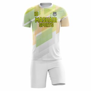 Adult Soccer Club Teams Uniform Sets Breathable 100% Polyester Sublimated Printed Short Sleeve Custom Logo Anti-Bacterial UV - Product Image 5