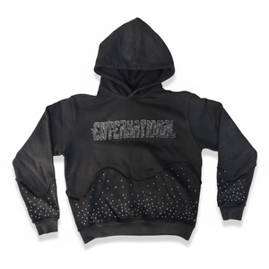 Sudadera con capucha personalizada de alta calidad, 100% algodón, con cremallera, para hombre y mujer, con logotipo bordado personalizado y pedrería, cómoda. - Product Image 3