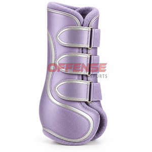 Bottes de brossage équestres haut de gamme offrant une protection fiable des jambes, un confort respirant et une fermeture sécurisée pour les chevaux actifs - Product Image 3