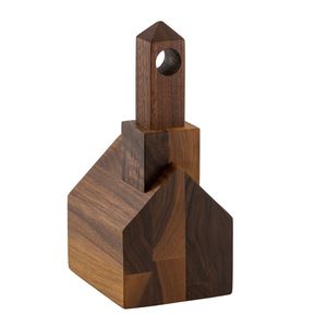 Hot Arrival Hut Shaped Design Wooden Lantern Home Decoration Candle Holder Vintage Design Look Table <b>top</b> Living Room Decor - Product Image 3