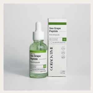 Sérum hydratant pour le visage Gobaek Time Sea Grapes Peptide Pore Ampoule, sérum pour le visage au peptide de cuivre, sérum anti-âge pour le visage, sérum pour le visage GHKCU - Product Image 1