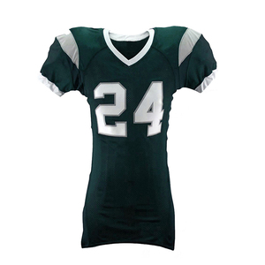 Nouvel ensemble d'uniformes de football américain de haute qualité 100 % polyester, entièrement personnalisable avec logo SLS, manches courtes d'été - Product Image 3