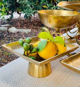 Bol à fruits contemporain en aluminium moulé pour la salle à manger moderne, améliorant le service alimentaire avec une apparence métallique élégante - Product Image 6