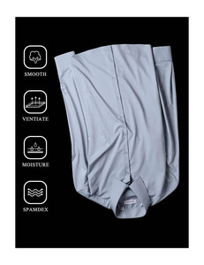 เสื้อเชิ้ตผู้ชายแขนยาวผ้าฝ้ายสำหรับใส่ทำงาน ออกแบบมาเพื่อความเป็นทางการ สวมใส่สบาย ติดกระดุมด้านหน้า - Product Image 5
