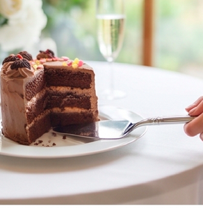 Elegant Stainless Steel Silver Plated Cake Server With Ornate Handles Eco-Friendly Lightweight Flatware For Wedding Event - Product Image 5