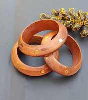 Wood Craft India, Nueva Pulsera Clásica de Madera Hecha a Mano, Tamaño Personalizable para Mujer, Joyería de Uso Diario, Decoración para Colgar en la Pared
