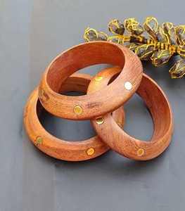 Wood Craft India, Nueva Pulsera Clásica de Madera Hecha a Mano, Tamaño Personalizable para Mujer, Joyería de Uso Diario, Decoración para Colgar en la Pared - Product Image 5