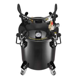 Olla a Presión de Acero de Alta Resistencia de 5.3 Galones/20 L para Pintura en Aerosol, Creaciones de Arte DIY, Tres Conectores Rápidos, Uso Doméstico - Product Image 1