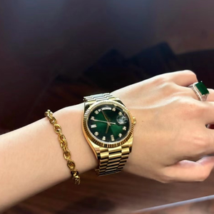 Sk C 904L rose golden Gift <b>Watch</b> 36mm men's automatic mechanical <b>watch</b> green dial plate fashion luxury diamond couple <b>Watch</b> - Product Image 2