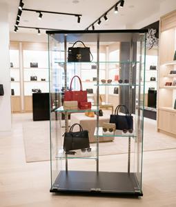 TMG Double Door Modern Glass Display Cabinet High-End Tempered Glass <b>Showcase</b> for Shopping Mall & Luxury Retail Showroom - Product Image 1